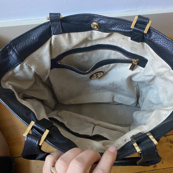 Tory Burch Large Leather Tote Bag - Picture 5 of 7